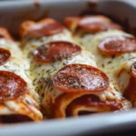 Low-Carb Cheesy Pepperoni Pizza Roll-Ups