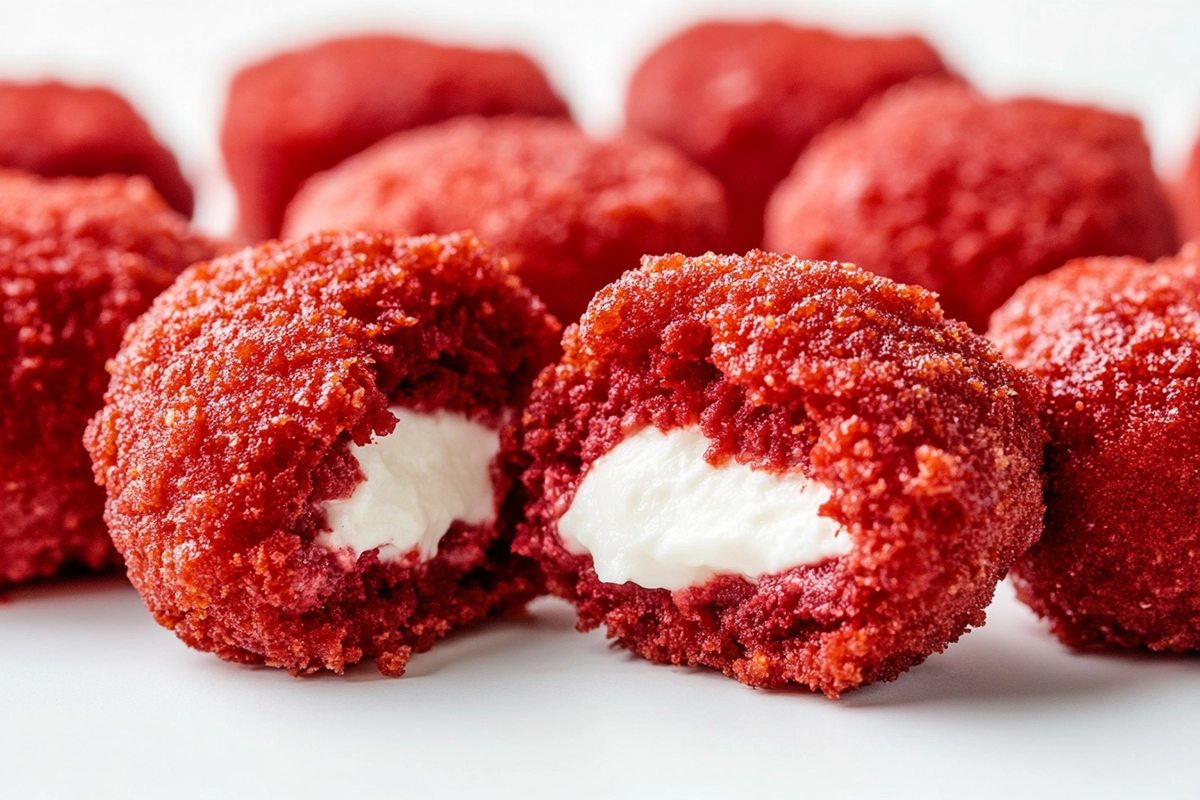 Red Velvet Cheesecake Balls