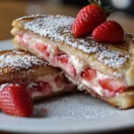 Strawberry Cheesecake Stuffed French Toast