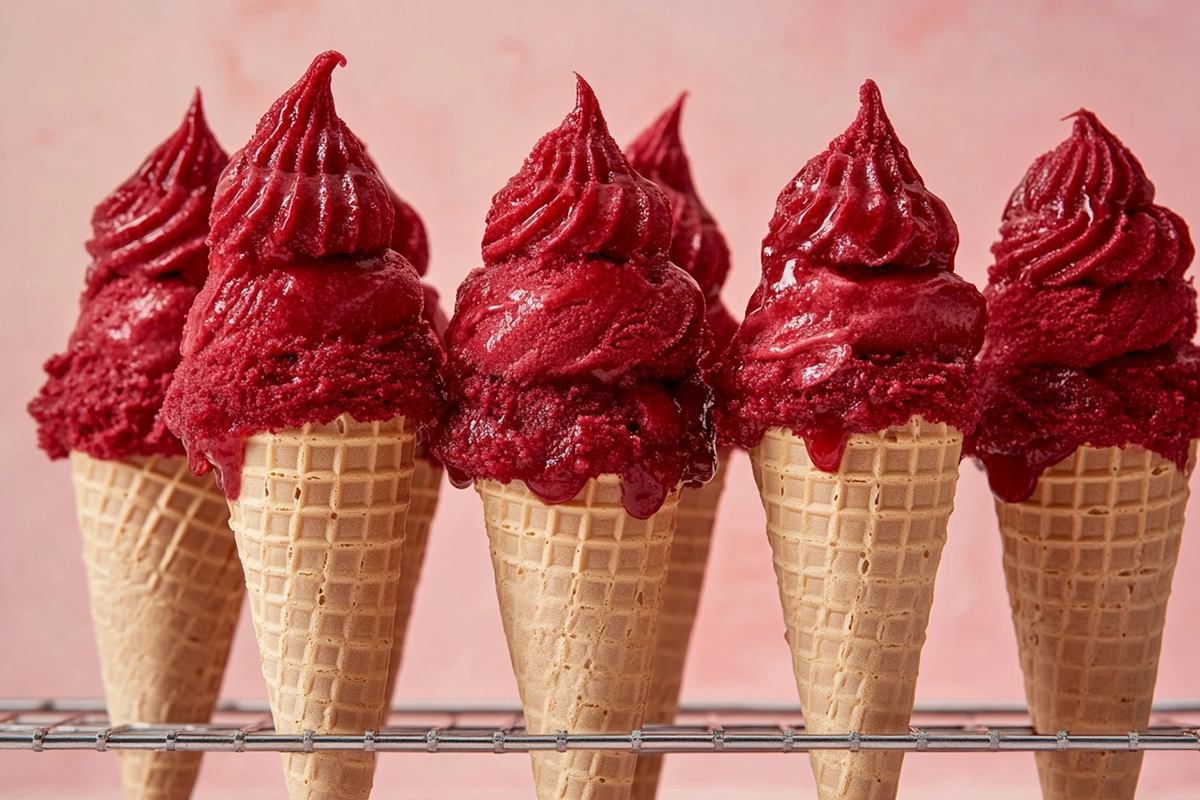 Strawberry Crunch Cheesecake Cones