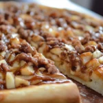 Caramel Apple Dessert Pizza