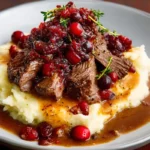 Cranberry Balsamic Roast Beef