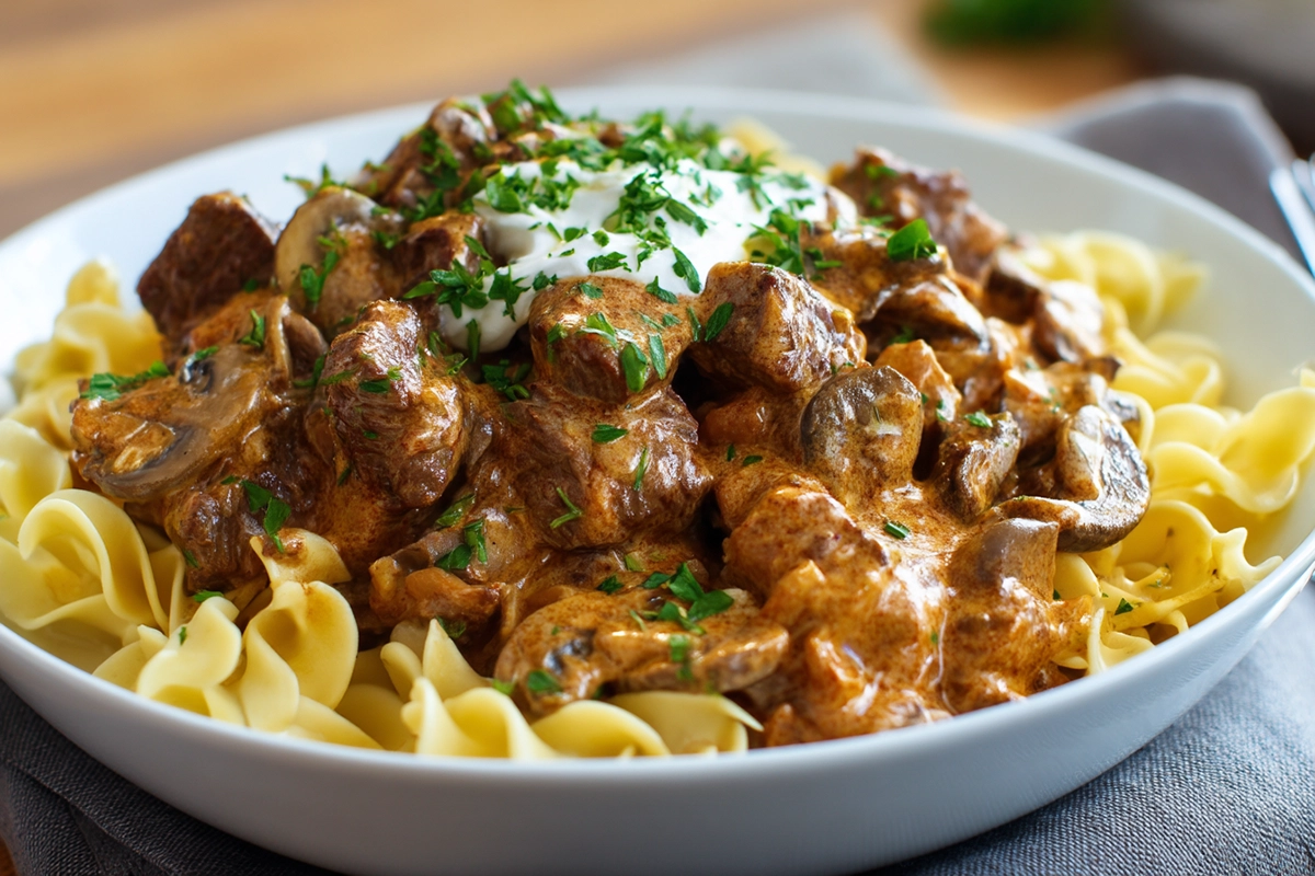 Old Fashioned Beef Stroganoff Recipe