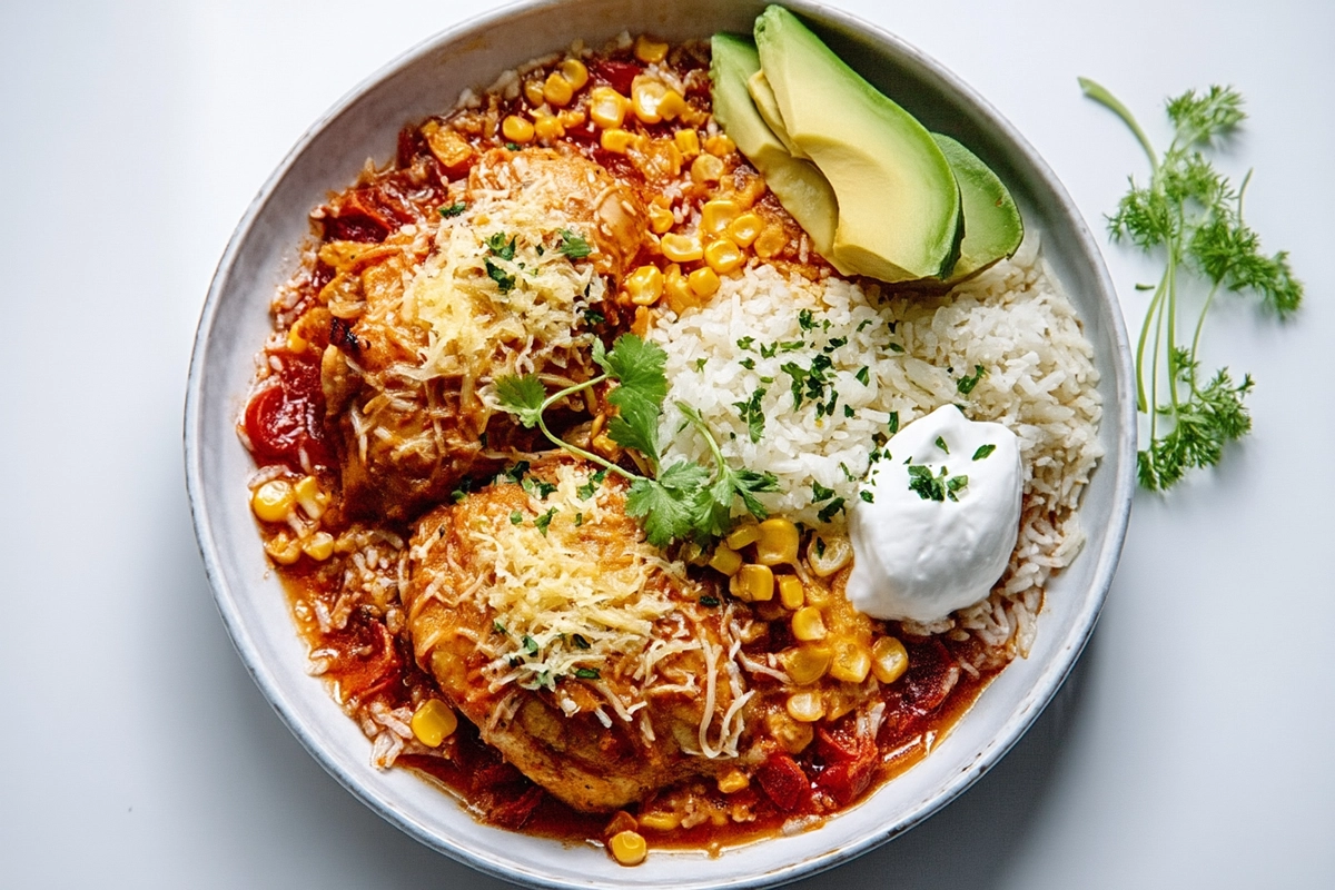One Pan Mexican Chicken And Rice