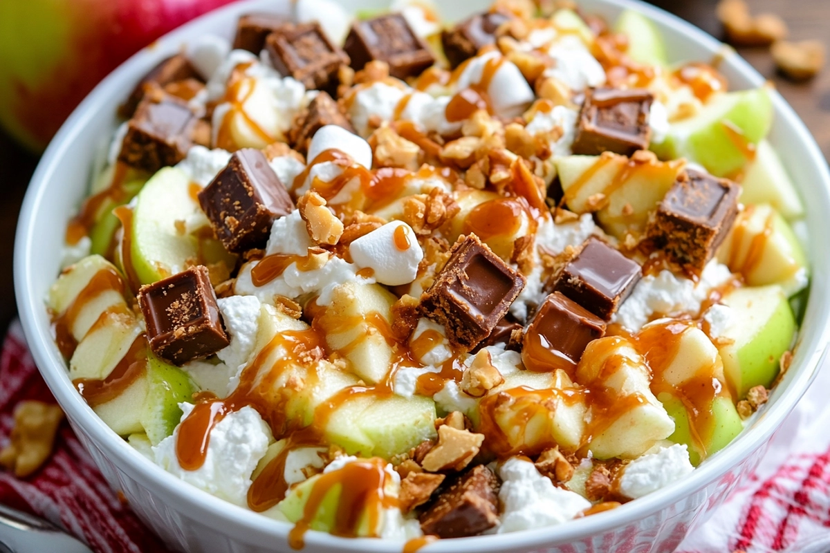 Snickers Caramel Apple Salad