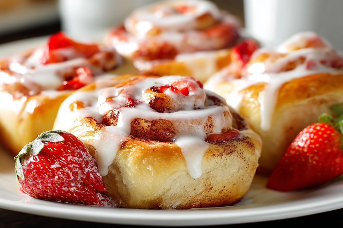 Strawberry Cinnamon Rolls