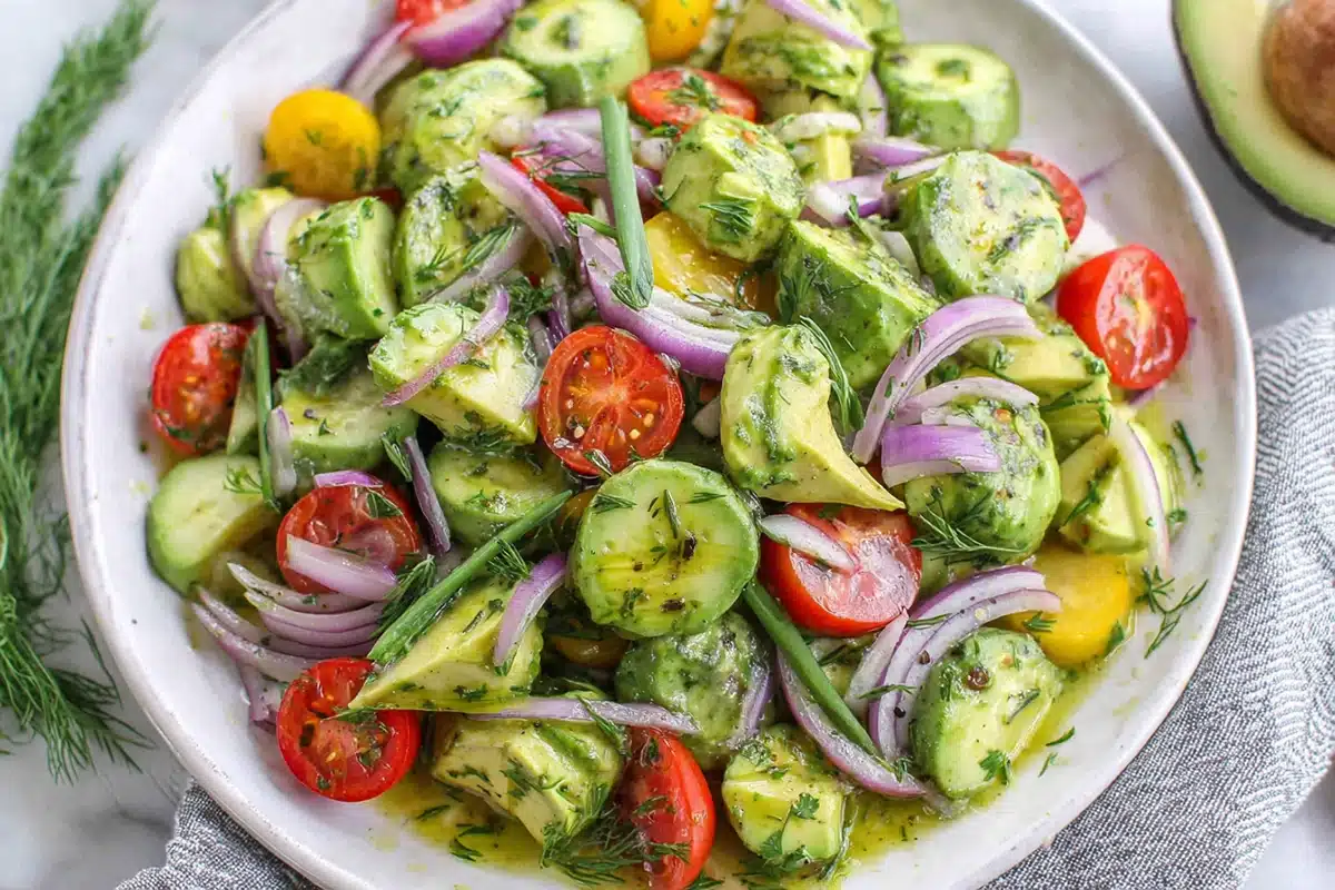 Fresh and Flavorful: Avocado Salad for Your Everyday Table