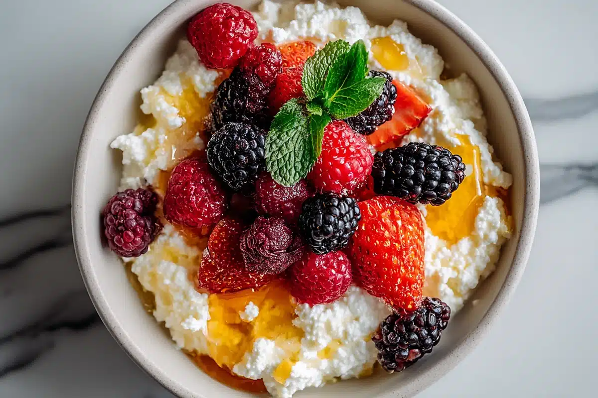 Berry Cottage Cheese Salad