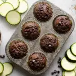Chocolate Zucchini Muffins