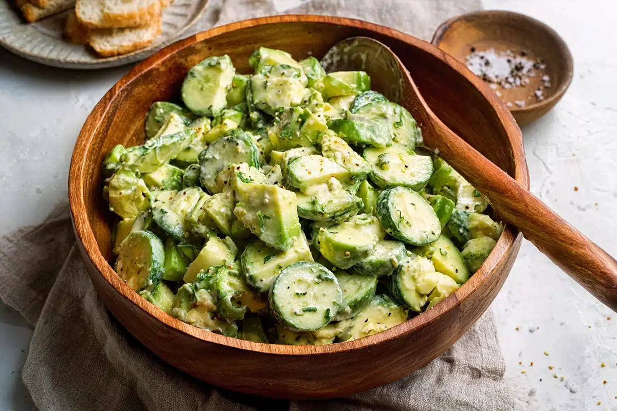 Cucumber Edamame Sala