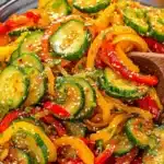 Cucumber and Sweet Pepper Sala