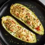 Feta Cheese Stuffed Zucchini