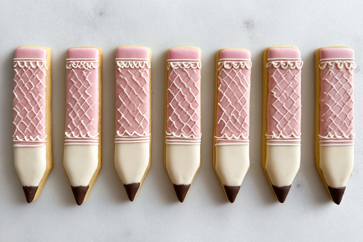 Wafer pencil cookies