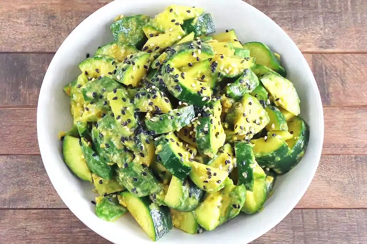 Cool, Creamy, and Crunchy: Cucumber Avocado Salad to the Rescue 4 cucumber avocado salad.web