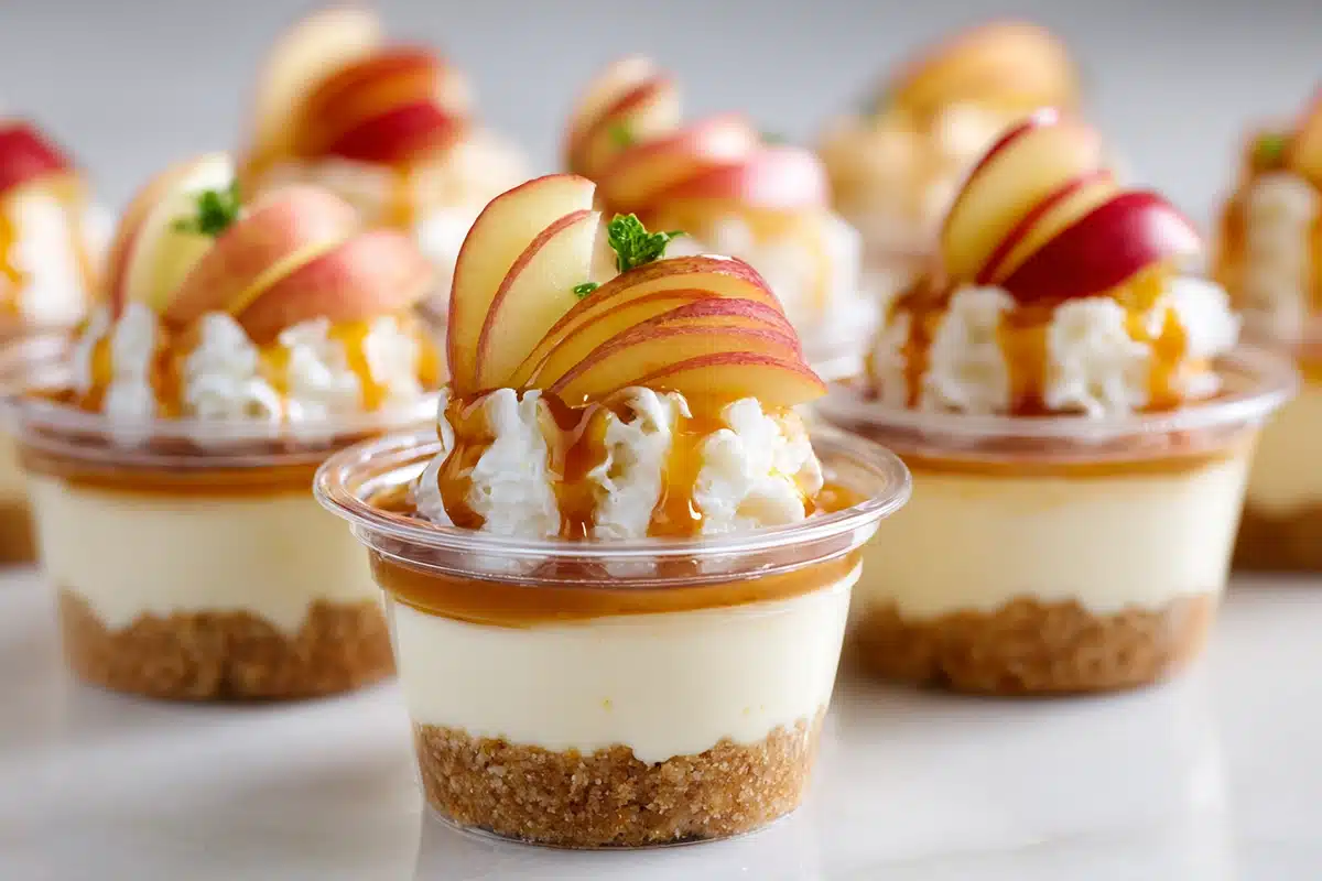 Caramel Apple Dessert Cups