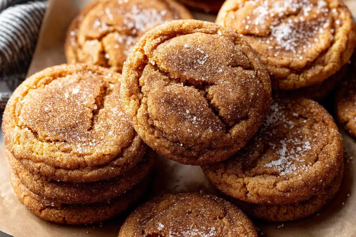 Chewy Pumpkin Snickerdoodle Cook
