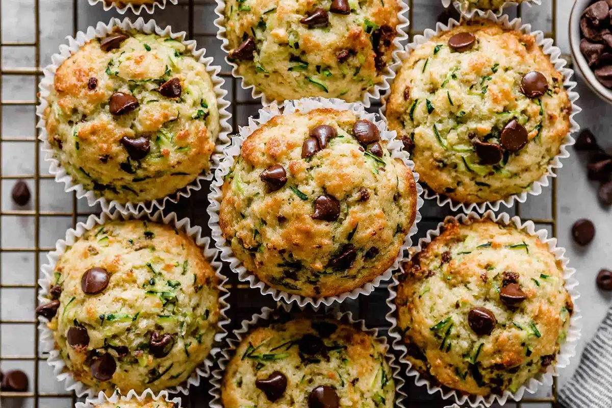 Chocolate Chip Zucchini Muffins