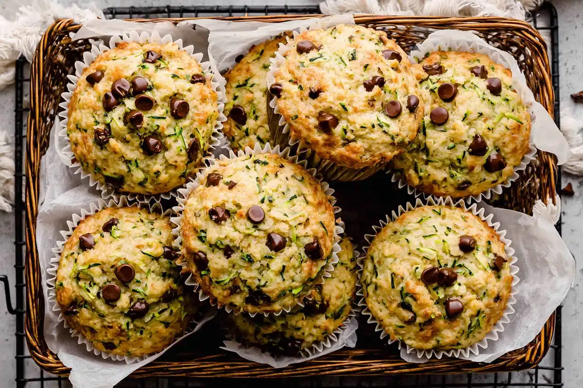Chocolate Chip Zucchini Muffins.web