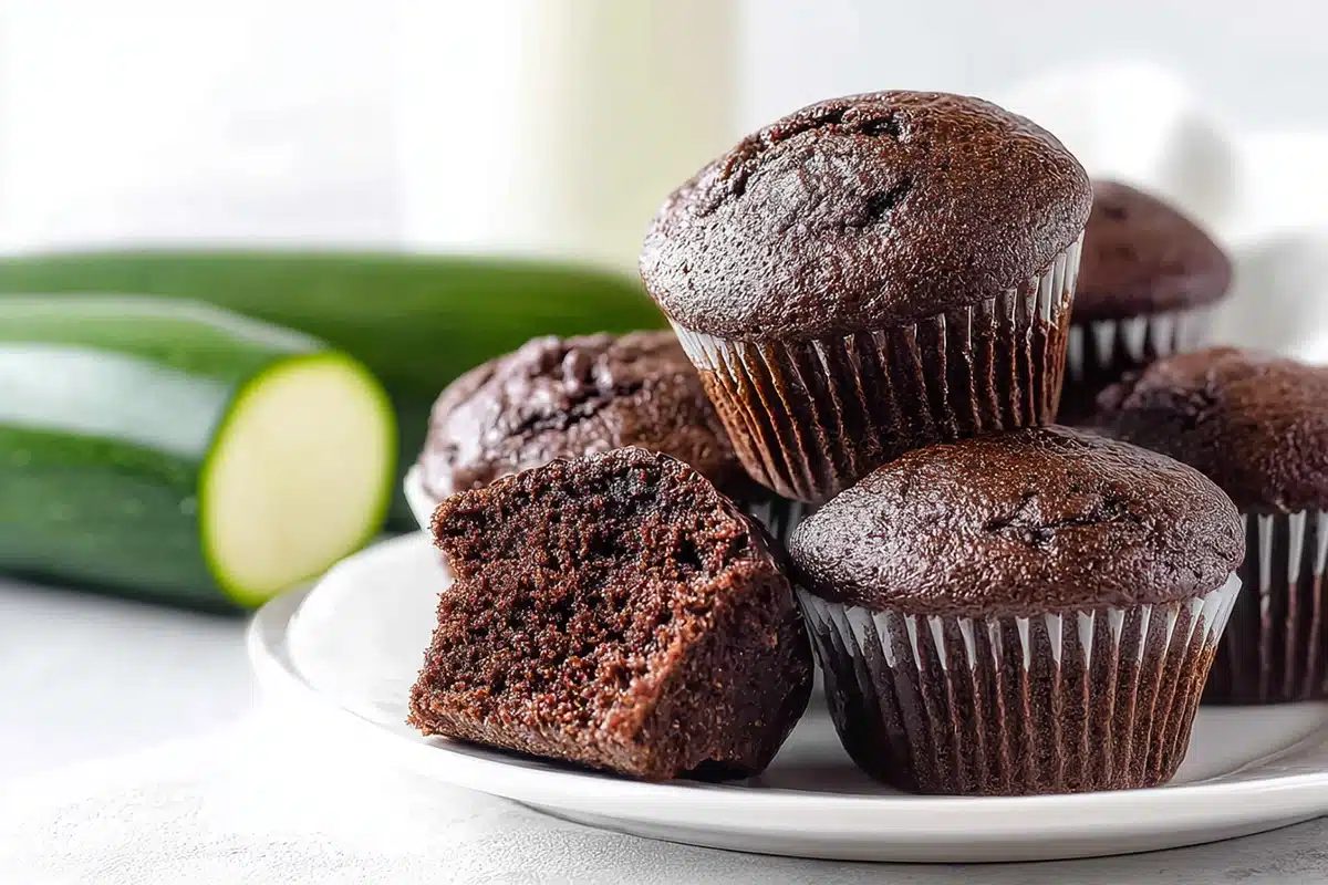 Chocolate Zucchini Muffins