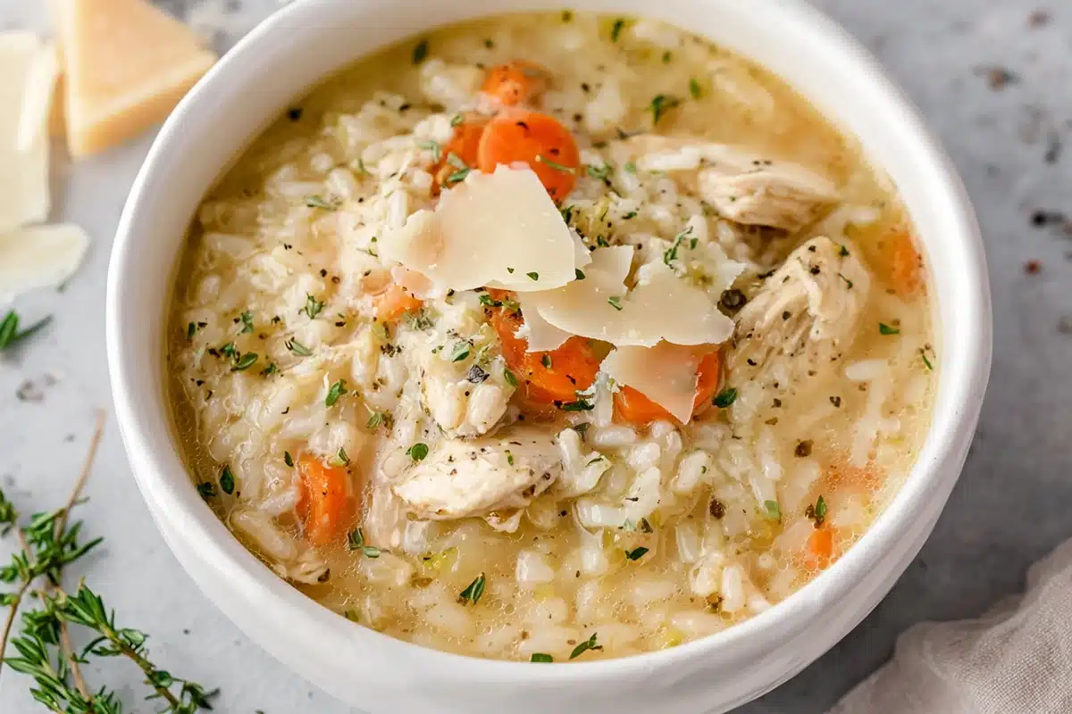 Creamy Chicken and Rice Sou