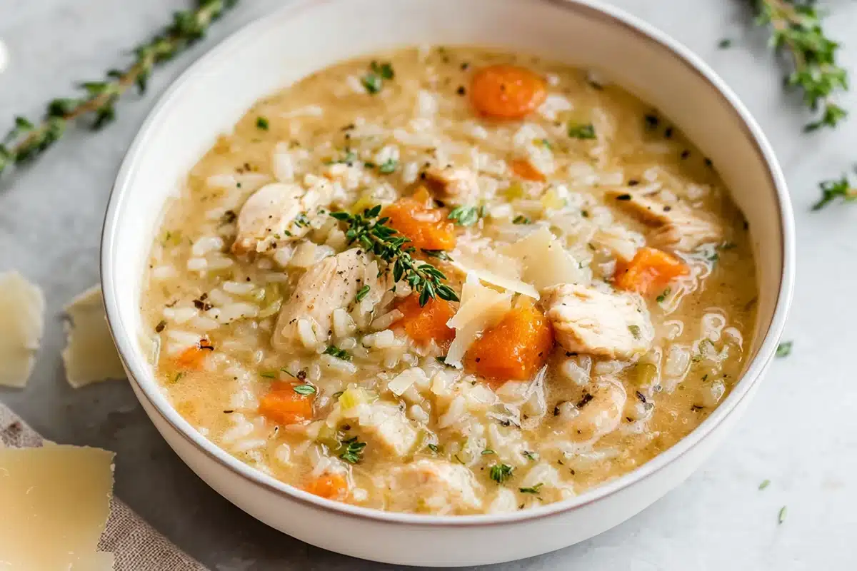 Creamy Chicken and Rice Soup