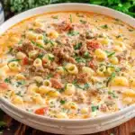 Creamy Parmesan Italian Sausage Soup