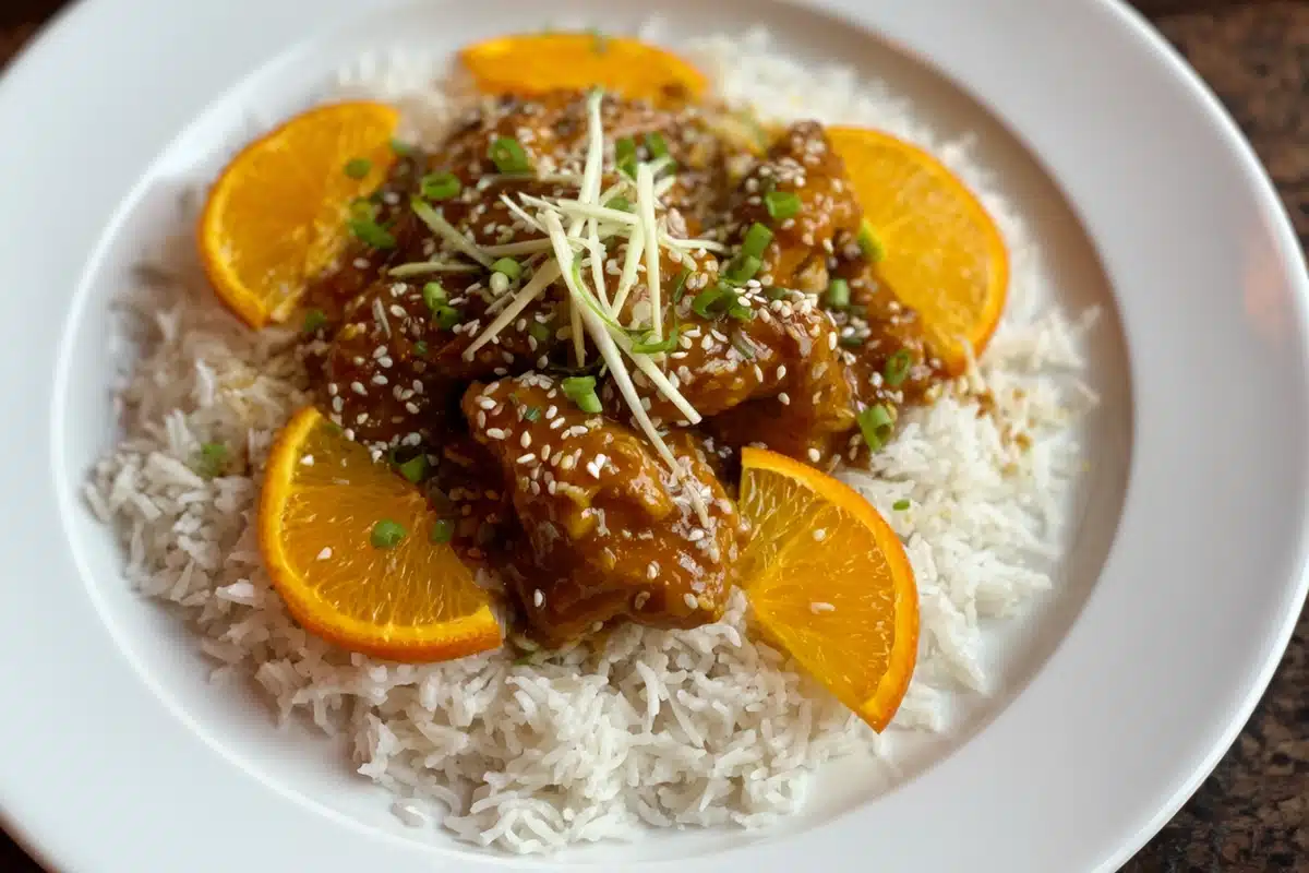 Crock Pot Coconut Orange Chicken