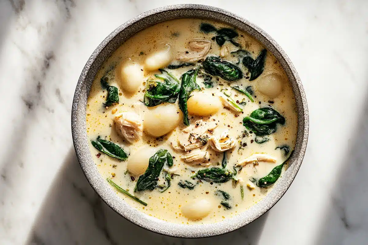 Crockpot Chicken Gnocchi Soup