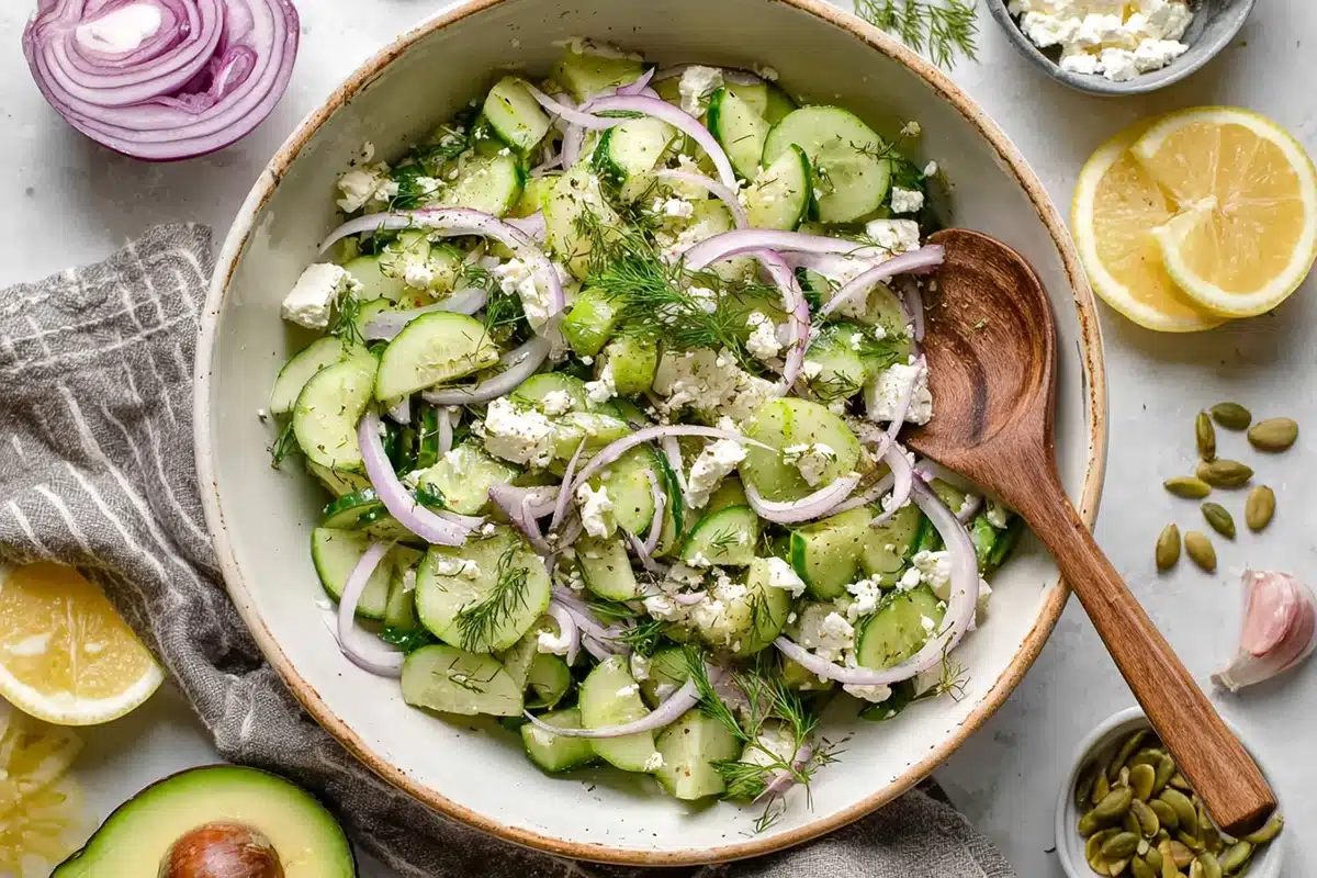 Cucumber Feta Salad