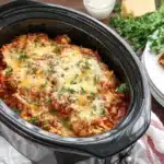 Slow Cooker Chicken Enchilada Casserole