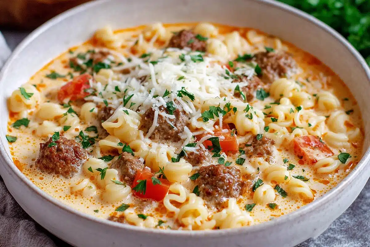 Creamy Parmesan Italian Sausage Ditalini Soup: A Cozy Hug in a Bowl 6 Italian Sausage Ditalini Soup.web