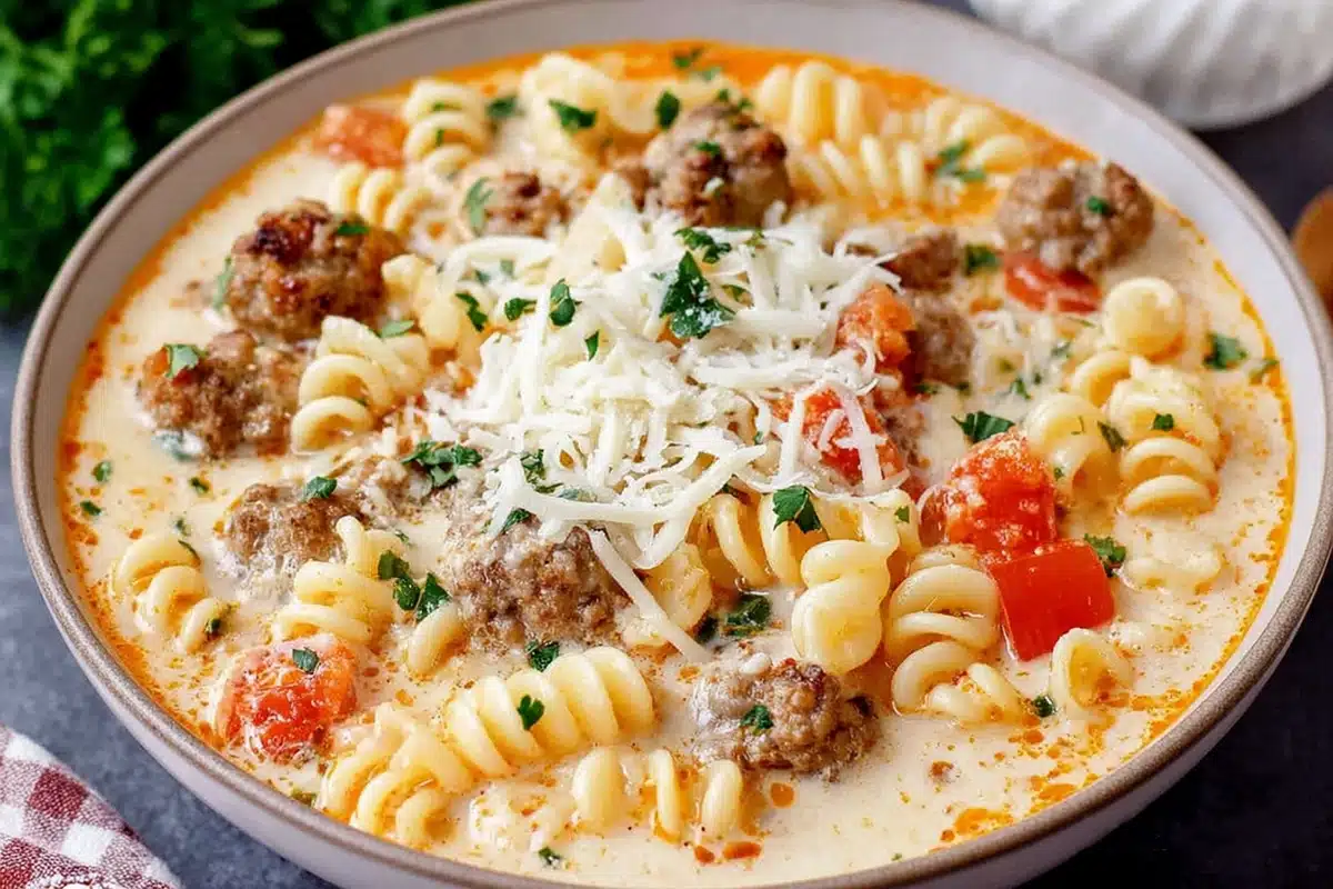 Italian Sausage Ditalini Soup
