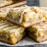 Maple Glazed Apple Blondies