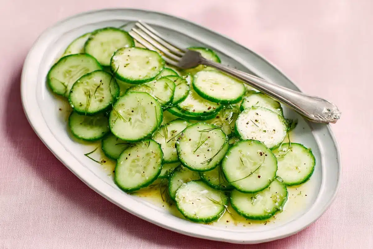 Tangy Pickled Cucumber Salad: A Vinegar-Lover’s Dream Side Dish 6 Pickled Cucumber Sala