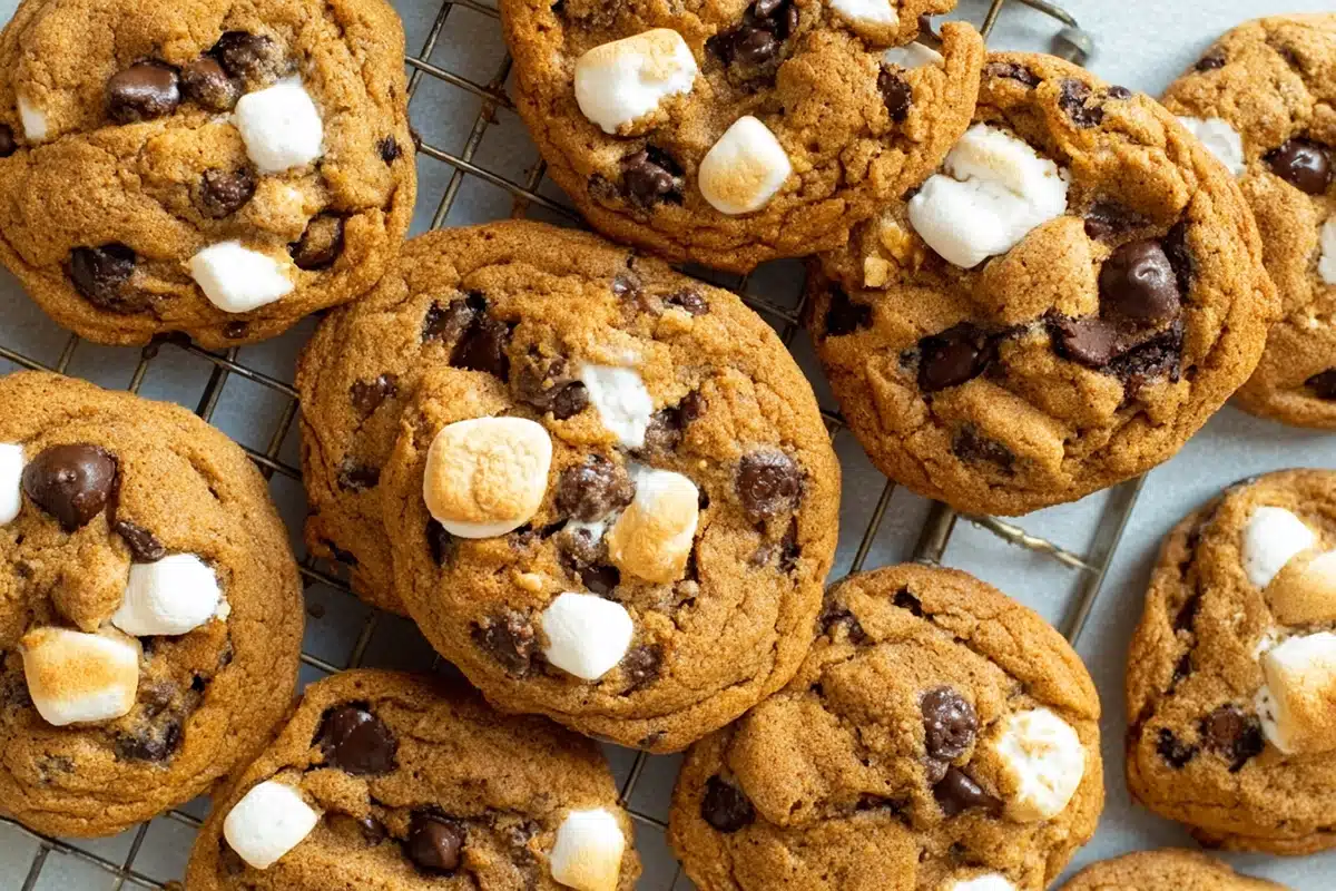 Pumpkin S’mores Cookies