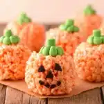 Rice Krispie Treat Pumpkins