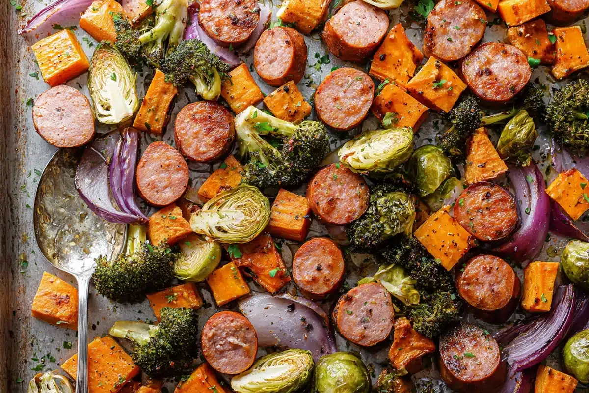 Sheet Pan Sausage and Veggies