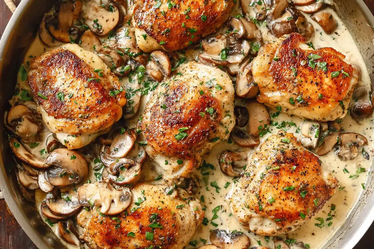 Slow Cooker Chicken Marsala