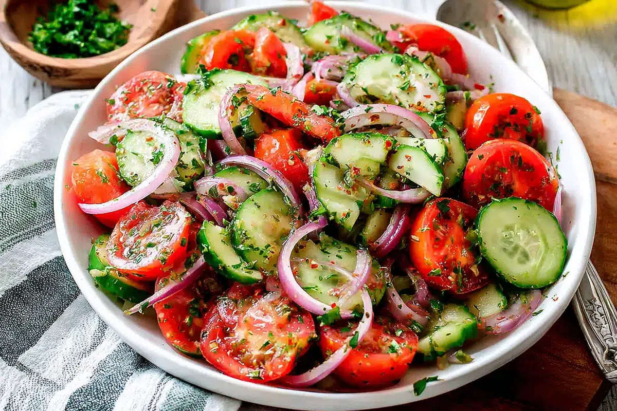 Tomato Cucumber Salad