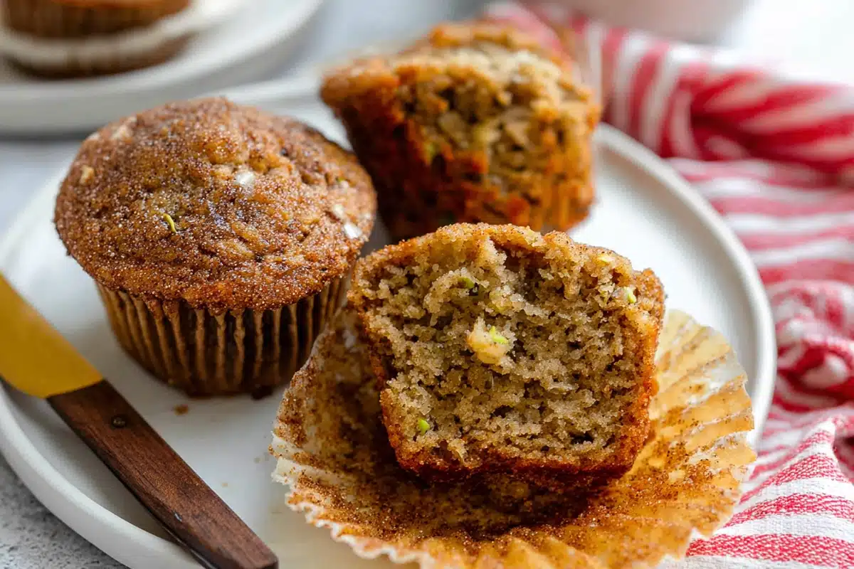 almond flour zucchini muffins