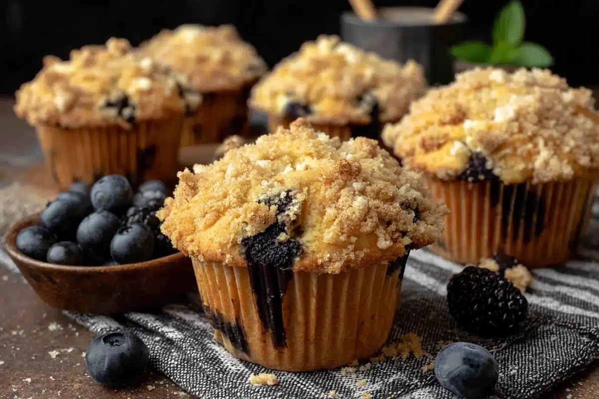 huckleberry muffins