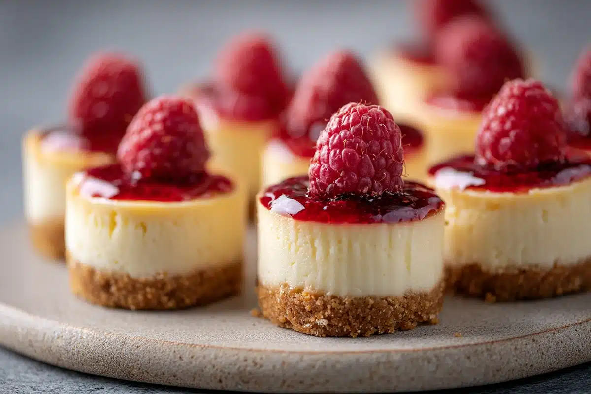mini crème brûlée cheesecakes