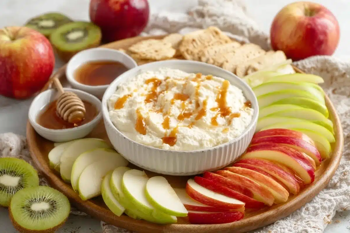 Caramel Apple Cheesecake Dip[