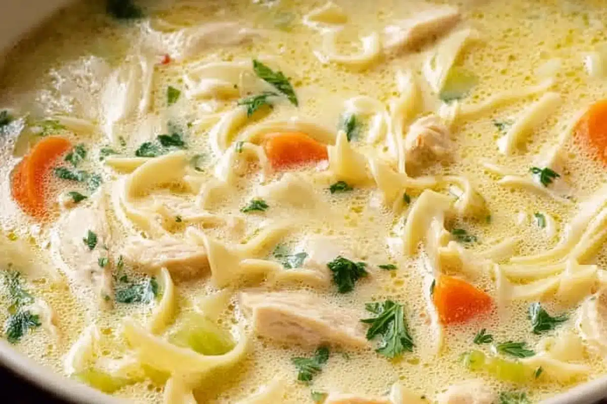 Creamy Chicken Noodle Soup Recip