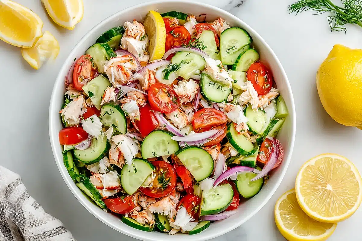 Cucumber Crab Salad