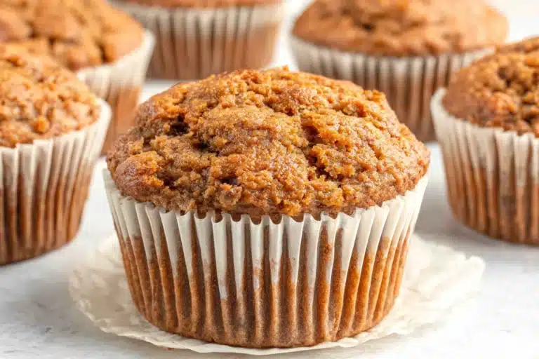 Healthy Pumpkin Spice Banana Muffins
