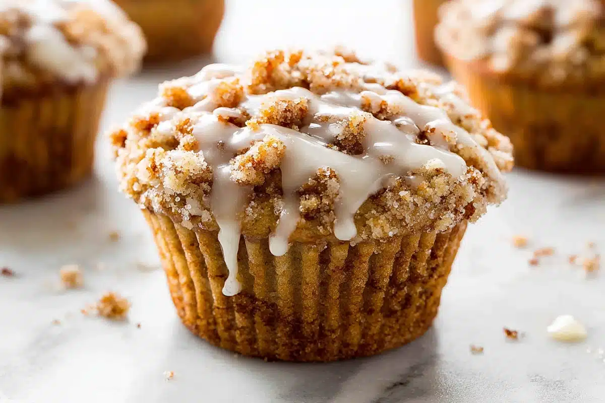 Pumpkin Crumb Cake Muffins