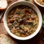 creamy wild rice chicken soup