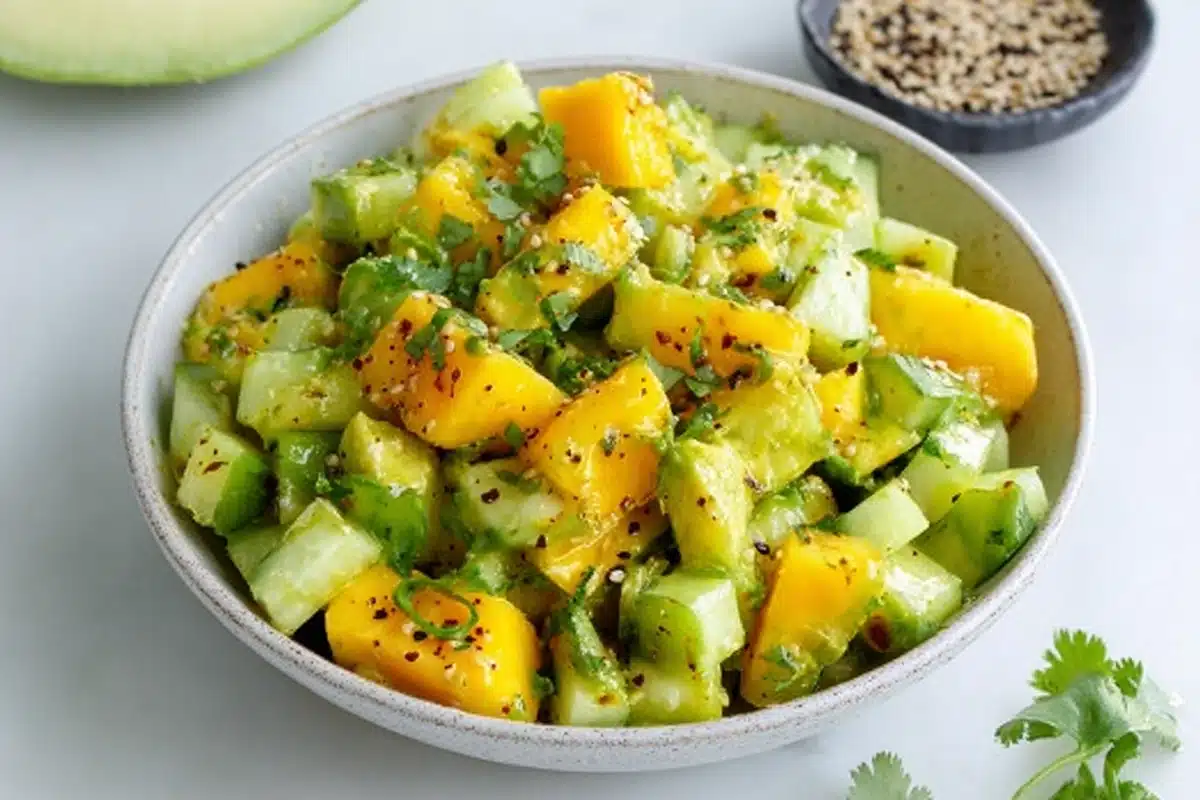 mango cucumber salad