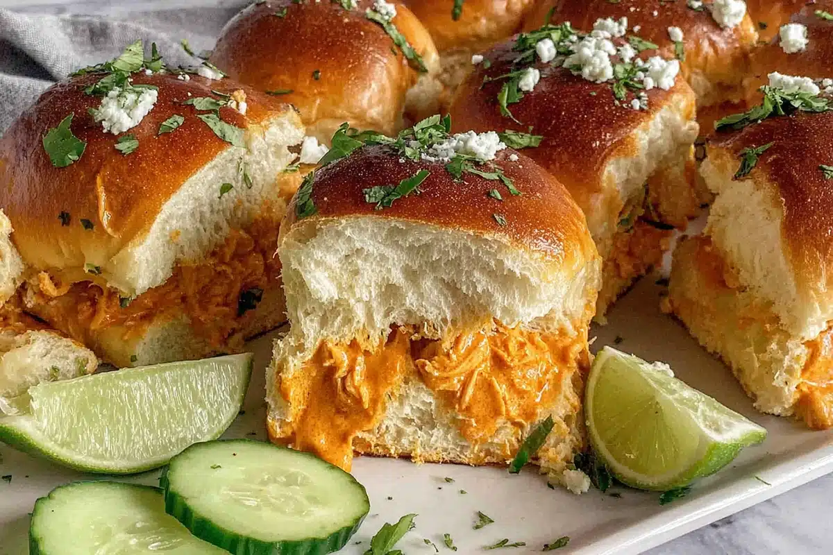 Buffalo Chicken Sliders